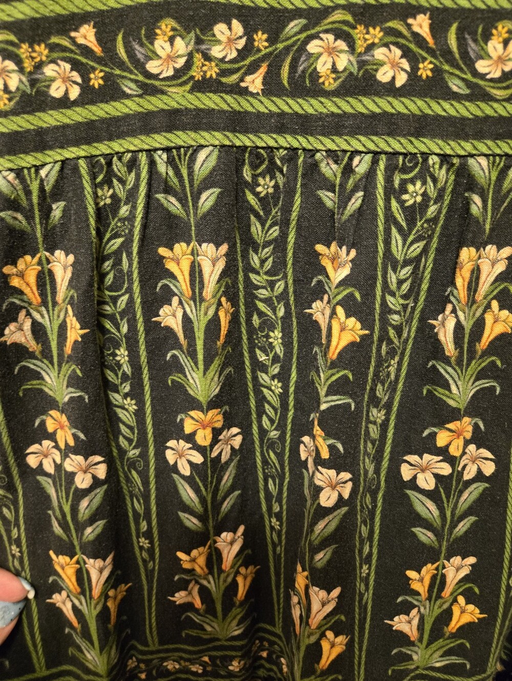 Farm Rio Flowers Arch Back Sleeveless Maxi Sundress size Medium - Picture 4 of 6